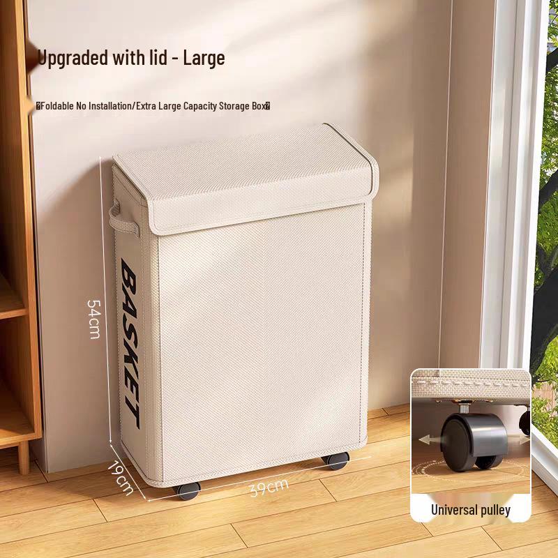 Single Compartment Oxford Cloth Laundry Basket and Storage Box for Bedroom