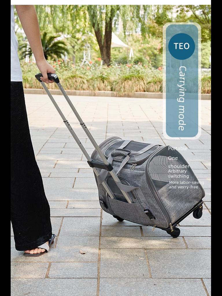 Съемная сумка на одно плечо для перевозки домашних животных - увеличенная переноска для кошек и собак