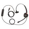 USB Business Headset ENC Noise Cancelling Single Sided Wired PC Headphone with Speaker Volume