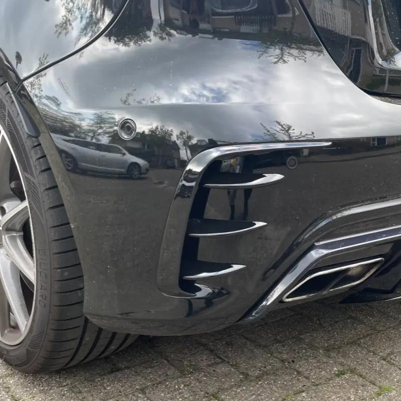 Rear Bumper Side Vent Spoiler For Mercedes Benz A Class W176 A200 A250 A45 AMG Sport 2013-2018 Hatchback Car Canard Body Kits