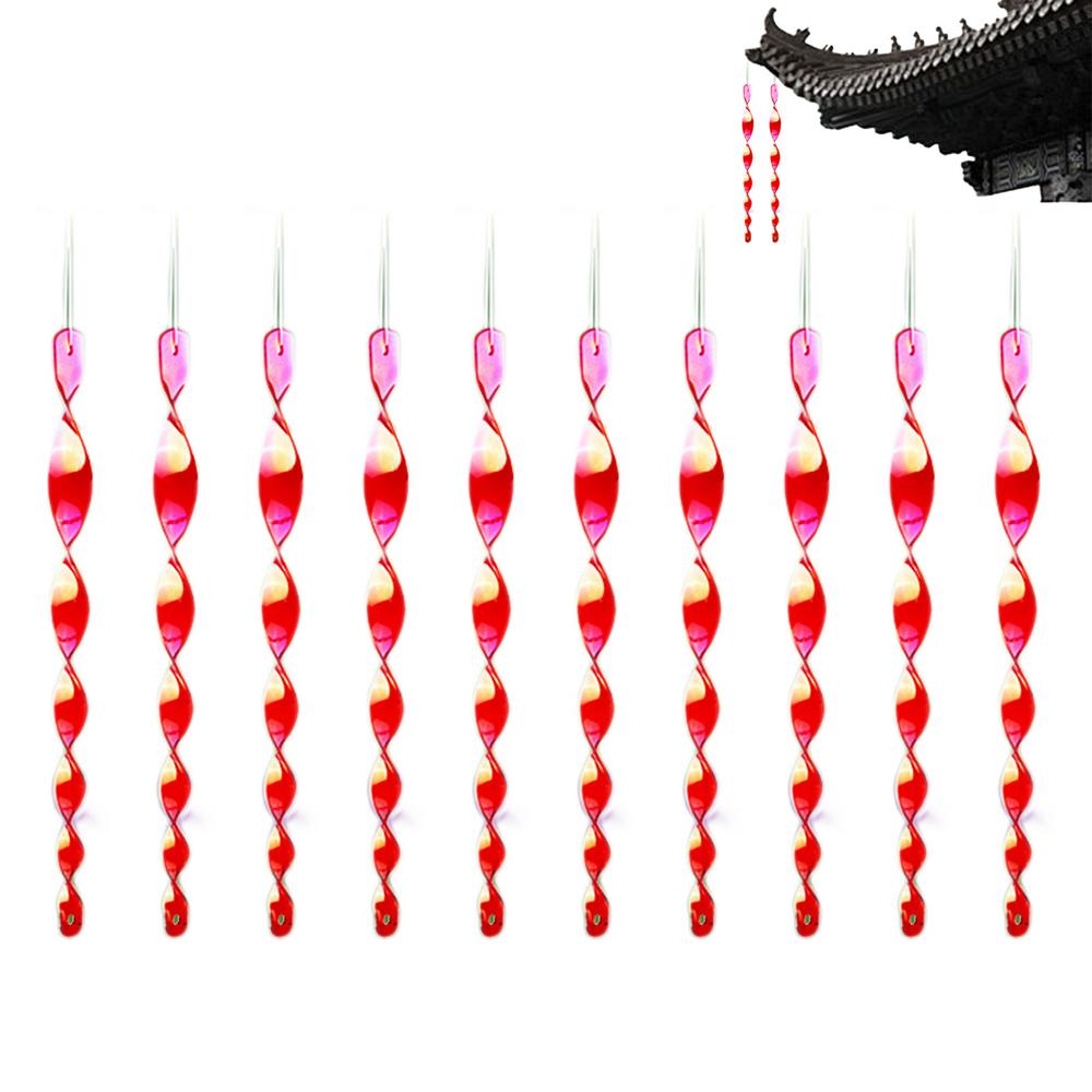 Вертушки-отпугиватели птиц 10 шт. Наружные декоративные блестящие отражатели для дома Контроль Для улицы Чтобы отпугнуть дятла