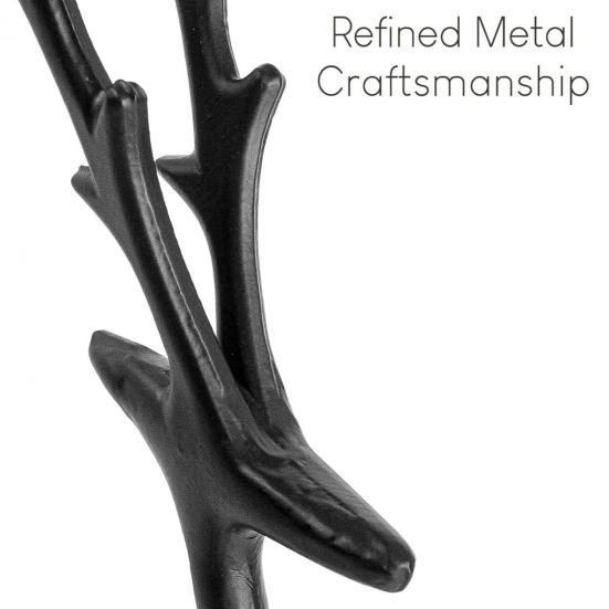 1/2Pcs Christmas Reindeer Statue Minimalist Artistic Deer Figurine Metal Animal Sculpture Home Office Desktop Decoration Ornament