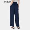 PORTS Women's Wide-Leg Trousers ST8P001QWA005