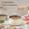 Joyoung 5L Multi-Function Electric Hot Pot and Steamer CN plug (adapter included)