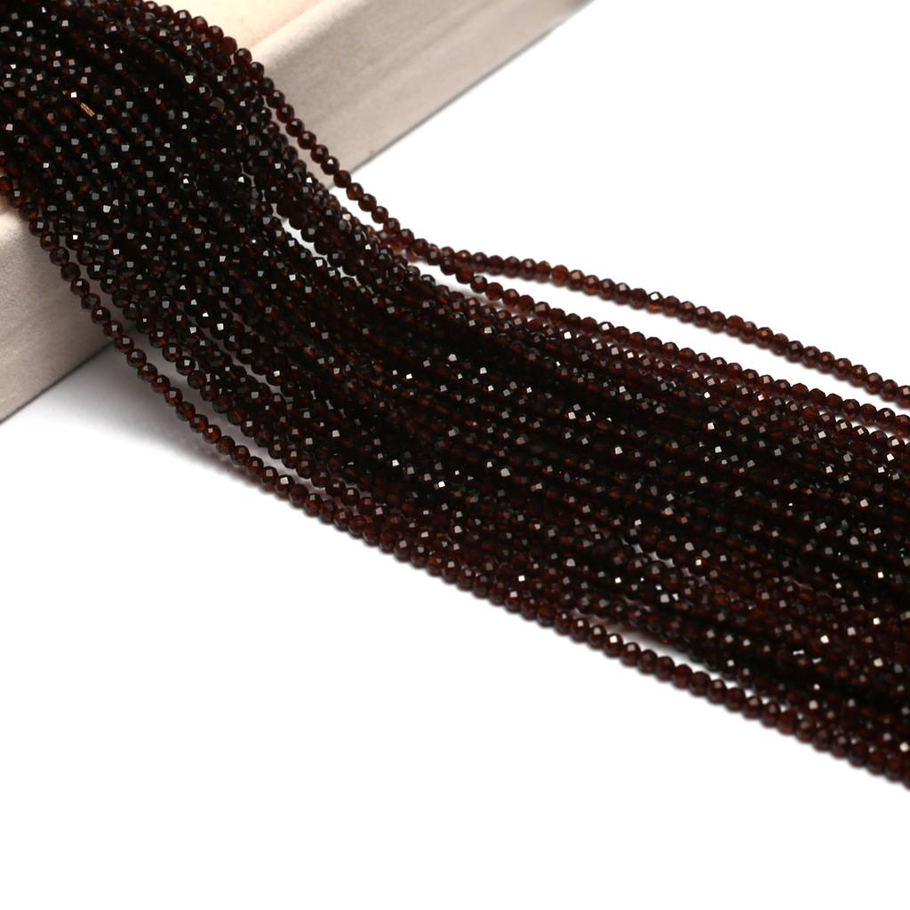 10String Natural Stone Spinel Beads for DIY Women Men Necklace Bracelet Anklet Accessories, Jewelry Making, Valentine's Day New Year Crafts 38cm