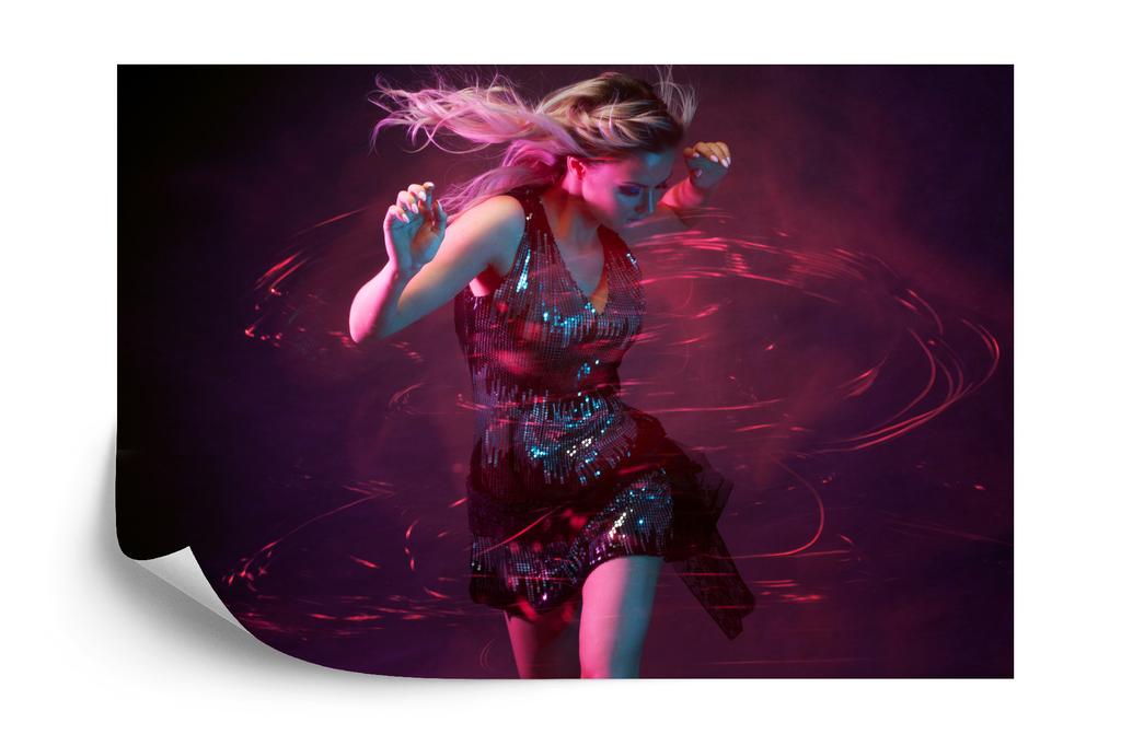 Photomural Young Woman In Dance Smooth Vinyl 208x146