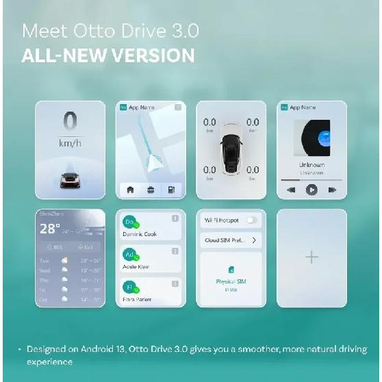 Ottocast OttoAibox P3 Pro AI Box Беспроводной CarPlay Android Auto QCM 6225 HDMI YouTube Netflix Видео для Benz VW Ford Toyota