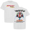 Футболка Mercury Racing Powering Champions Графика спереди и сзади Катер для гонок по открытой воде Морской