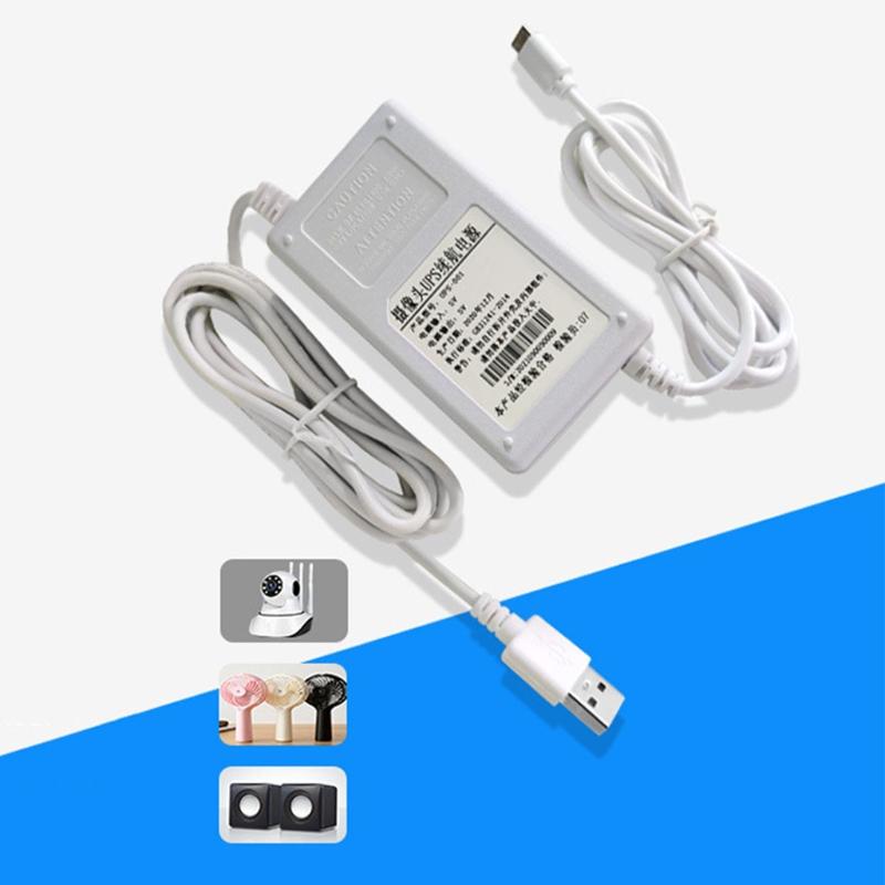 5V-2A Источник бесперебойного питания для Wi-Fi-маршрутизатора, модема, камеры безопасности, мини-ИБП, резервная батарея, защита от перенапряжения