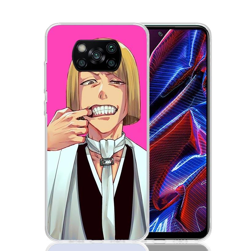 Чехол для телефона Bleach Синдзи Хирако для Xiaomi Poco X7 X6 X5 Pro F7 Ultra Redmi 15C 15 13 13C 12 12C 10 10A 10C 9 9A 9C 9T Cover Poc