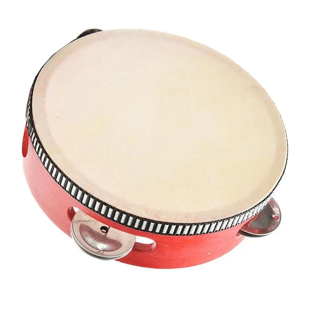 Drumming Toy Handheld Drum 4/6/8/10inch Kids Drum Children Toys Tambourine  Musical Instruments