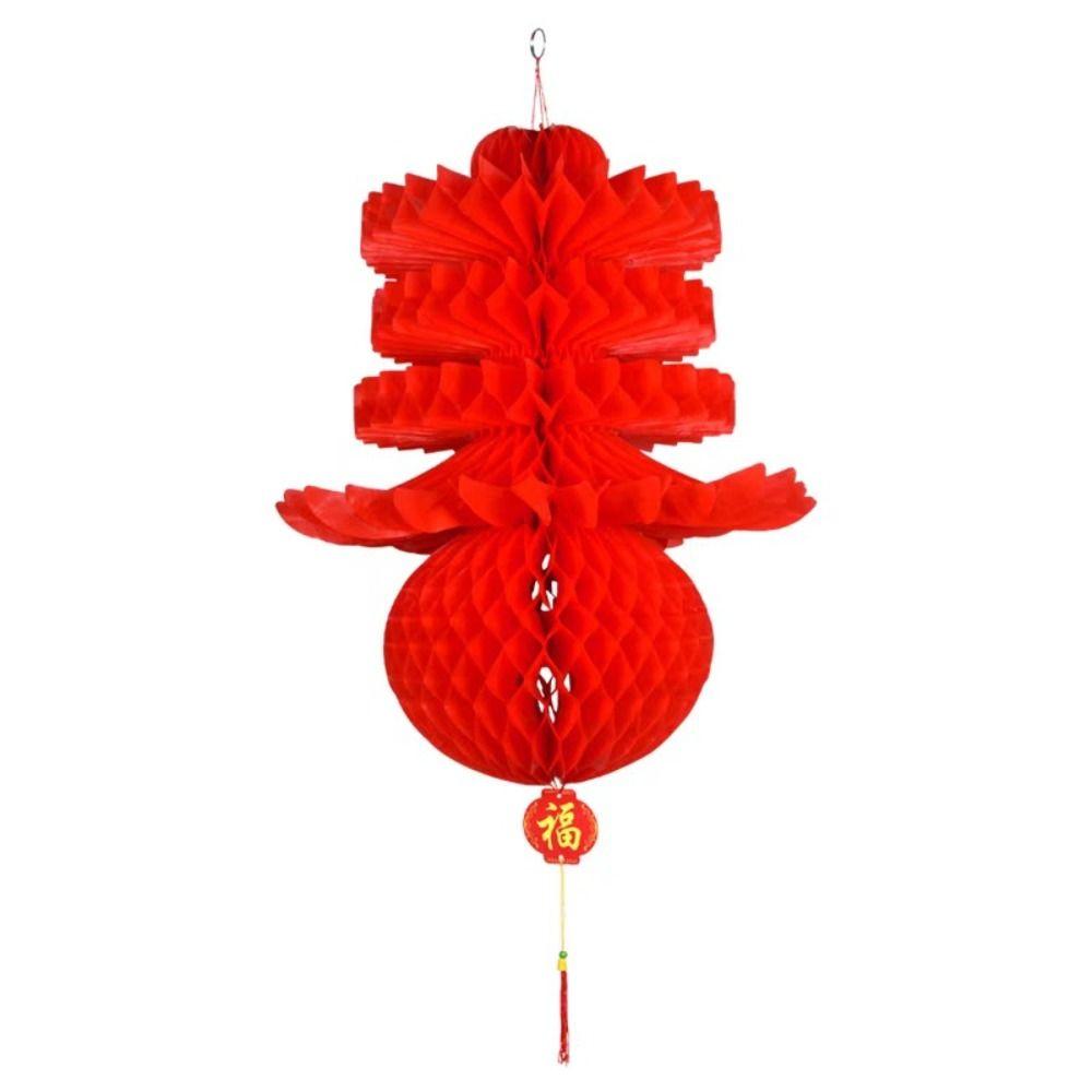 Waterproof Honeycomb Lanterns Foldable Spring Festival Pendant Chinese Hanging Lantern Home