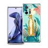 Прозрачный чехол для телефона для Xiaomi Mi 14 13 12 11 Ultra 13T Poco X3 NFC F3 F6 Pro 5G Мягкий ТПУ чехол Тропические джунгли Принт Леопард