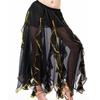 Костюм для восточных танцев для женщин Юбка для belly dance Шифоновая макси-юбка с оборками Наряд для танцовщицы живота Костюмы на Хэллоуин