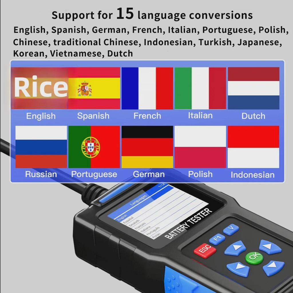 BT300 Car Battery and Diagnostic Tester