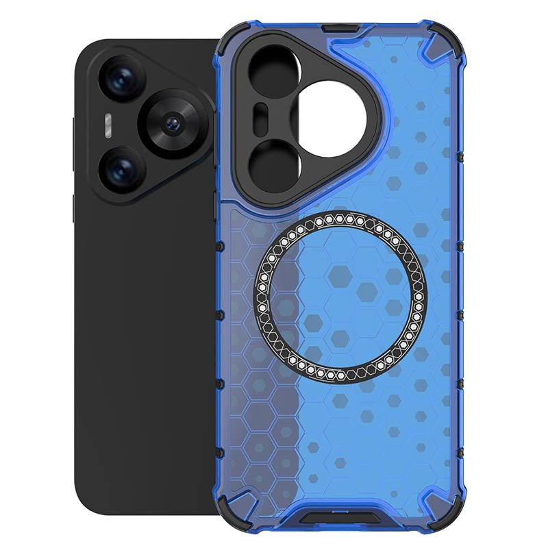 Для Huawei Pura 70 P70 Ultra Magnetic Ring Back Cover Phone Case Magsafe Ring Wireless Charge Lens Protect Противоударные Чехлы