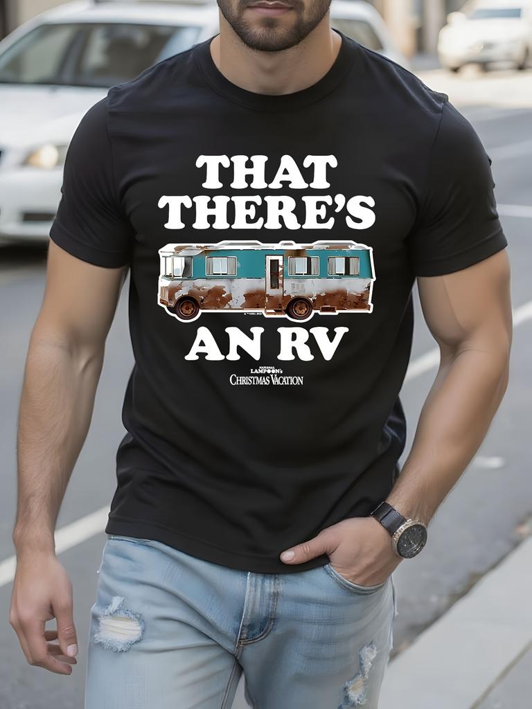 Christmas Vacation Movie Tshirt - Stretch Cotton Tee with...