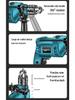 Набор электрической роторной ударной дрели - Универсальный электроинструмент для бытового использования, включает ручную дрель и возможность сверления стен.