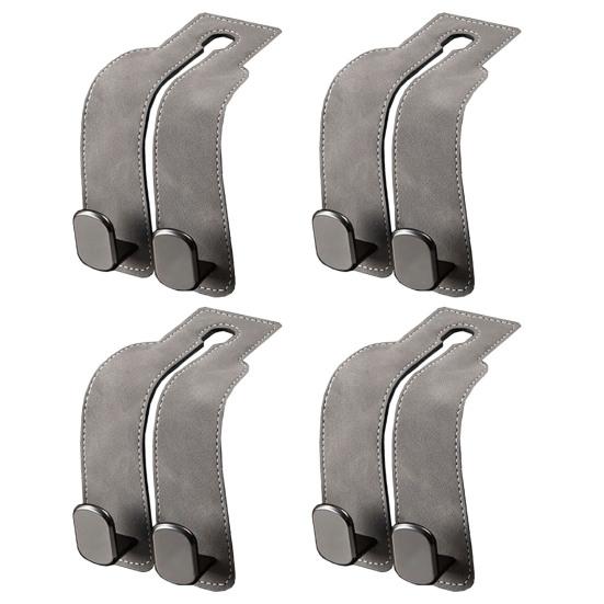 4 крючка для хранения на спинке автомобильного сиденья, прочные, выдерживающие нагрузку, простые в установке, многофункциональные, автомобильные