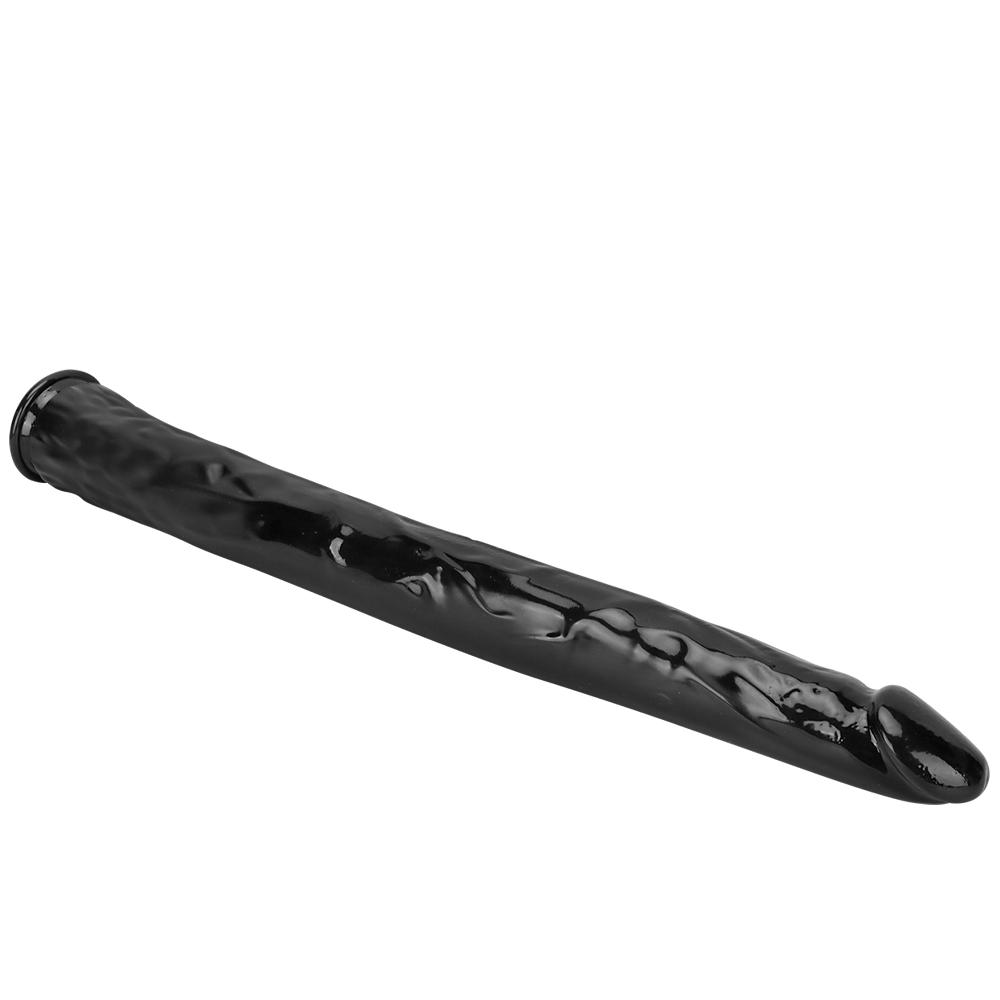 Черная большая анальная полоска, анальная пробка, фаллоимитатор, мастурбатор, секс-игрушка, реалистичный пенис, ремешок на члене, большой член, ПВХ, фистинг, БДСМ