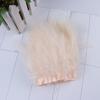 Long Fluffy Marabou Turkey Feathers Trimming 10-15CM Plumes Stitched On Ribbon Fringe For  Dress Decorative Border Trim 18color