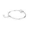 Swarovski Dextera Round Cut Bracelet Unisex Couple Style White 5743569