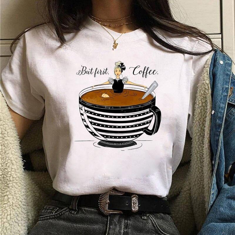 Summer Trend Letter Print Fashionable Loose Round Neck Pure Cotton Short Sleeved Top T-Shirts Women’s
