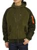 POLO RALPH LAUREN SPECIAL EDITION Pile Fleece Military Flight Jacket Parka Size GREENMU Men's 0101775, Small, [Used]