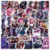 50pcs Cool Cartoon Arcane Game Stickers Anime DIY Phone Case Guitar Notebook Bike Car Waterproof Sticker Decal for Kid Toy