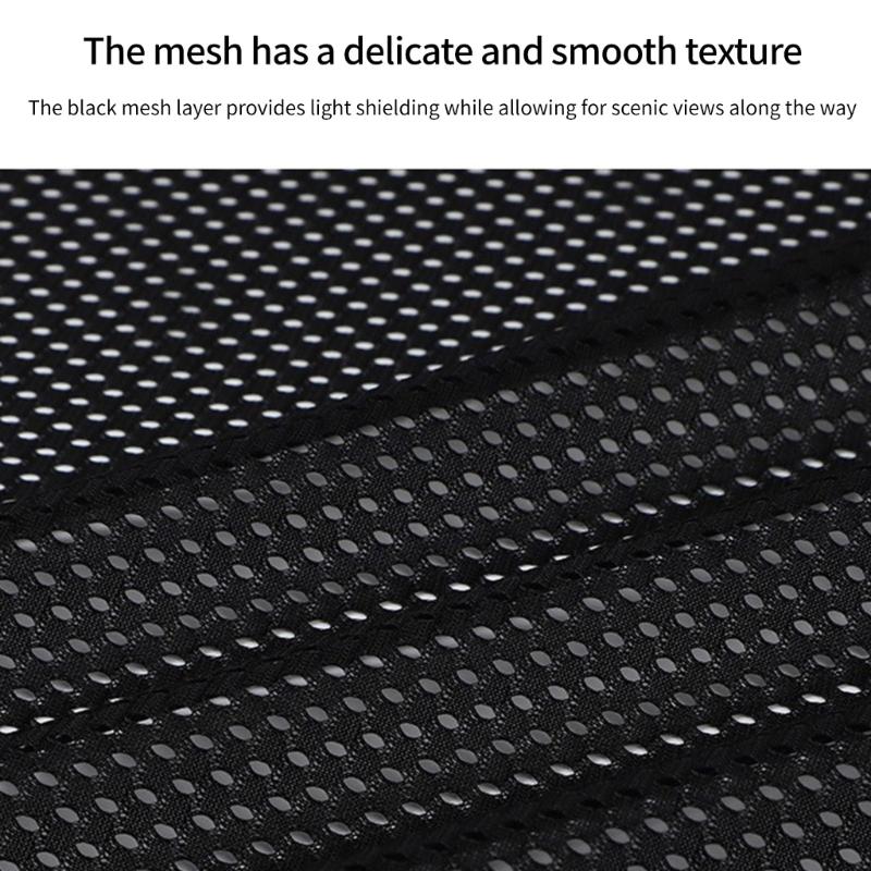 Автомобильные шторки от солнца Защита от солнечного света Сетчатая ткань Подходит для комфортного и приватного вождения