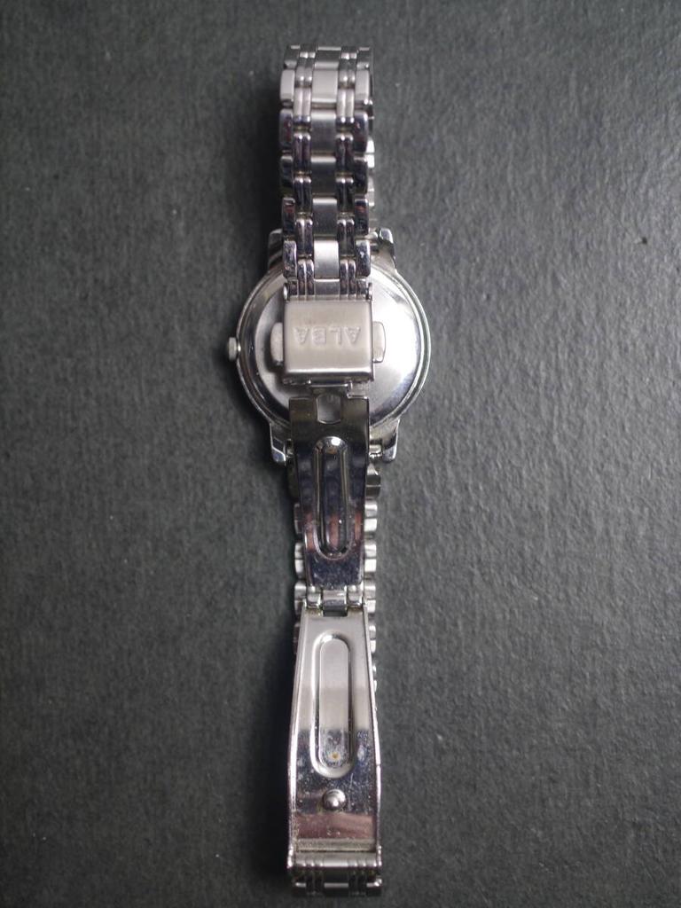 SEIKO ALBA Женские кварцевые часы с циферблатом ad218 3 стрелки Перламутр V501-0FC0