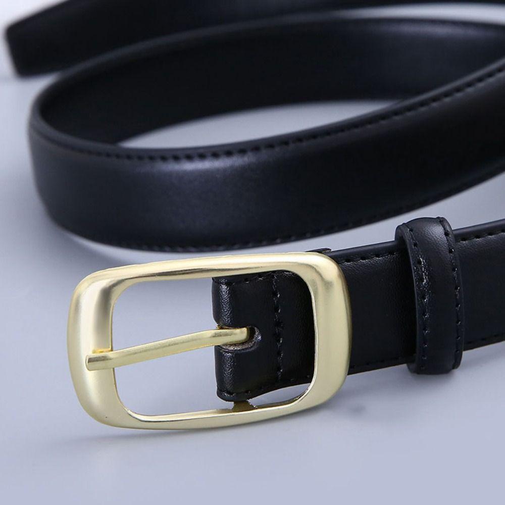 Модный ремень с пряжкой-пином, универсальный пояс, украшение для платьев, кожаный ремень