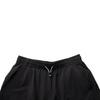 Li Ning Fitness Series Casual Minimalist Color Block Striped Sports Shorts Women Shorts Black AKSV122-1