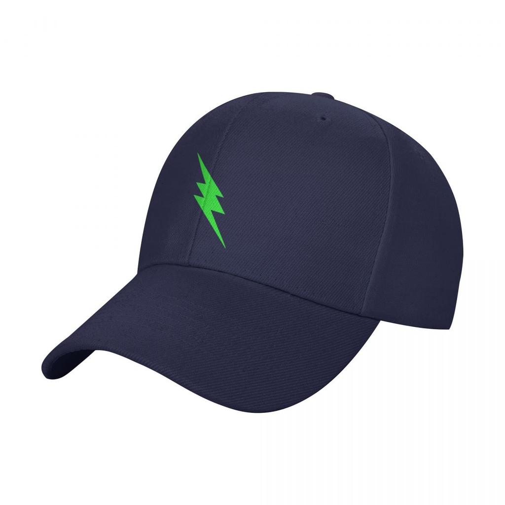 Green Lightning Bolt Baseball Cap Luxury Cap Wild Ball Hat Trucker Hats For Unisex Women's