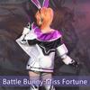 Lol Battle Bunny Miss Fortune Cosplay Costume Game Lol Cosplay Costume Sexy Women Dress Stocking Full Set  Skin