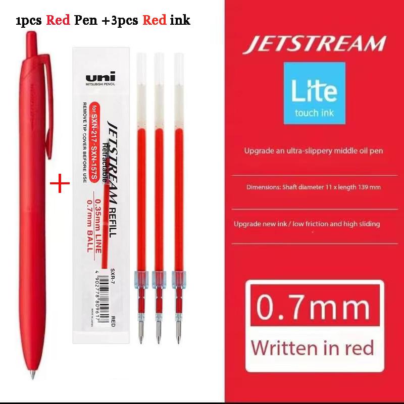 Японские Канцелярские Принадлежности Uni-ball Jetstream Lite Touch Гелевая Чернильная Ручка SXN-LS-05/07 Роллербол Обратно в Школу Плавное Письмо