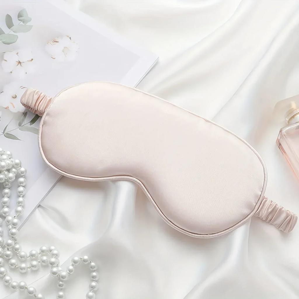 Шелковая маска для глаз, затемняющая маска для сна, повязка на глаз, дорожная, для релаксации, накладка, маска для сна, инструмент для ухода за глазами