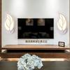 Leafshaped LED Wall Light  Modern Design In Metal And AcrylicBedroom,hallway