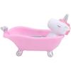 Unicorn Soap Box Shaped Cartoon Holder for Kids Bathroom Shower Storage Drain Soap Box Lovely Little Girls Child Bathtub