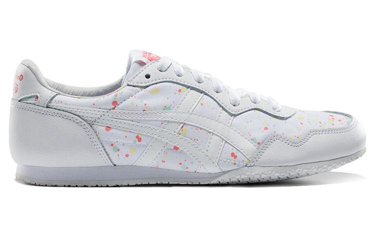 Women's Sneakers Onitsuka Tiger Serrano Textile, Split Cow Leather Cushioning Slip Resistant Abrasion
