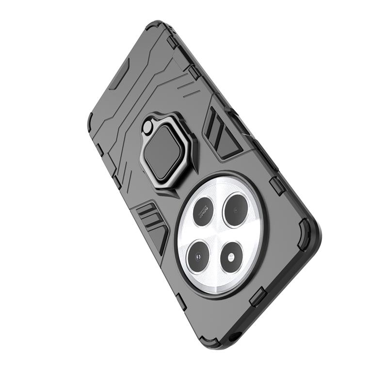 Бронированный противоударный чехол для Xiaomi Redmi 14C 14 C Redmi14C 4G магнитный автомобильный держатель-кольцо подставка задняя крышка для POCO C75 C 75 POCOC75