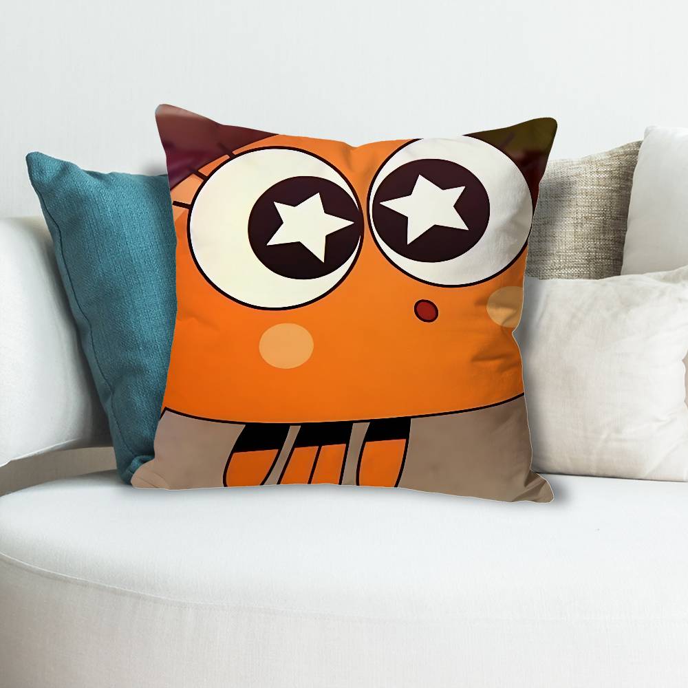 Cartoon AAmazing World GGumball Various Sizes Square Pillow Case For Car Home Bedchamber Decor Custom Valentine gift