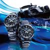 Casio Edifice Men's Stainless Steel 100M Water Resistant Analog Quartz Watch ECB-2200YCB-2A