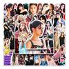 50шт (грамм)Персонализированные K-Pop стикеры I-DLE для скейтбордов, бутылок для воды и багажа.