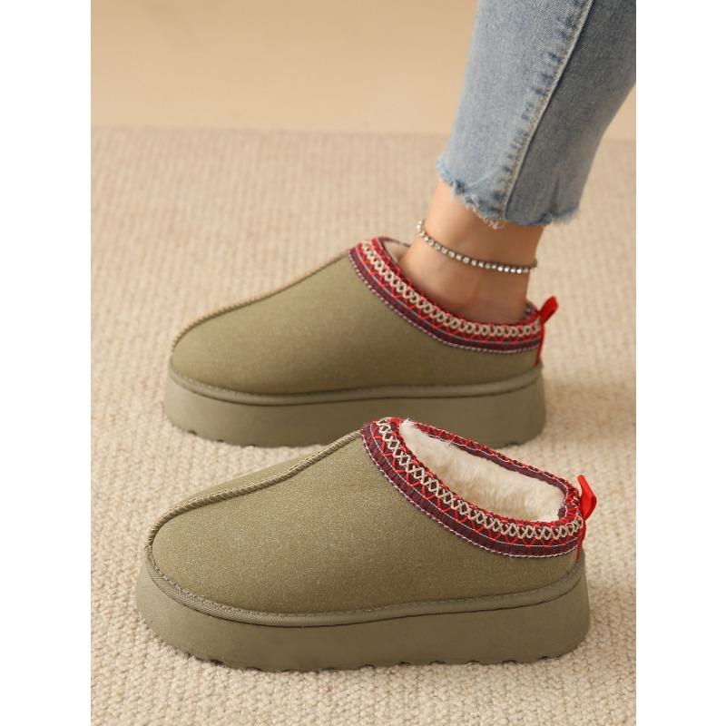 Низкая зимняя обувь. Осенне-зимняя теплая хлопковая обувь на плоской подошве. Повседневная женская обувь.