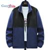 Cozy Up Fleece Jacket Men Full Zip Winter Coat with Pockets Classic Warm Sweatshirt