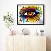 5D DIY Diamond Painting Weird Big Eyes Cross Stitch Kit Mosaic Diamond Embroidery Rose Full Round/Square Drill Home Decoration