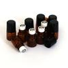 Mini Portable Ring Glass Brown 1.5 Cm 10 Pcs