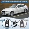 Ac29-Front Bumper Fog Lights Mesh Grille Cover Trim For BMW 3 Series GT F34 2013-2016