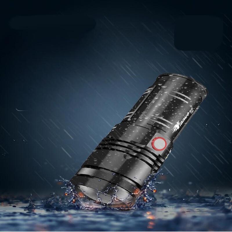 Светодиодный фонарь Pailide F89-PLUS с четырьмя источниками света для ночной рыбалки с колышком